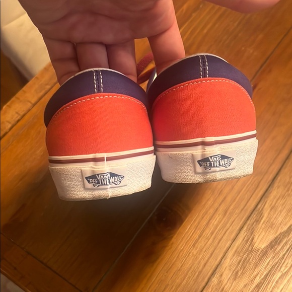 Vans Colorful Low-Top Sneakers with Red Laces - Picture 6 of 7